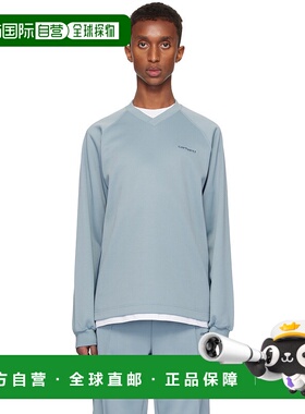 1h可退 香港直邮潮奢 CARHARTT WIP 男士 蓝色 Bolan V-Neck 套头