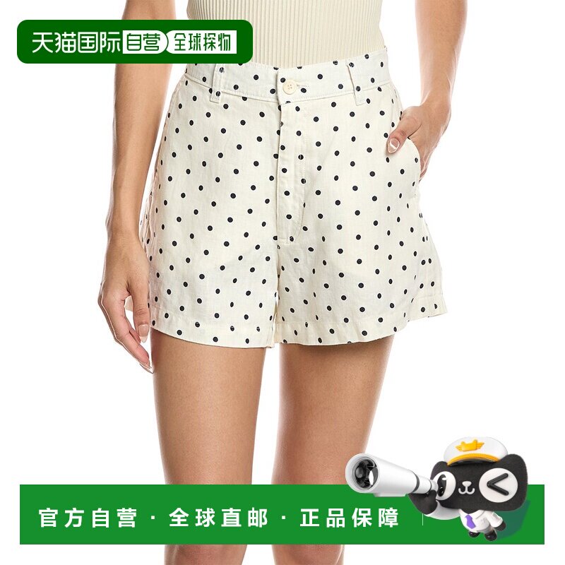自营DL1961 Taylor Linen Short - Blue 美国奥莱直发短裤