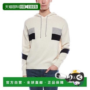 美国奥莱直发 白色 自营Raffi Intarsia连帽衫