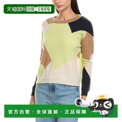 自营philosophy Colorblocked Cashmere Sweater - brown 美国奥
