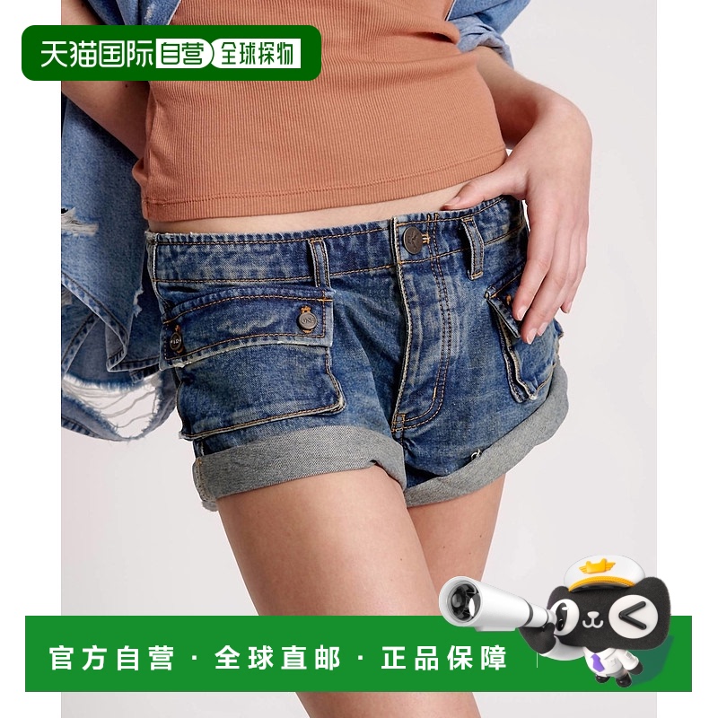 自营 one teaspoonCadet Bandits短款二手蓝色-二手蓝色 美国奥莱