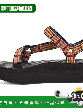 自营Teva Flatform Sandals Women'sMulti Check Adjustbale Stra