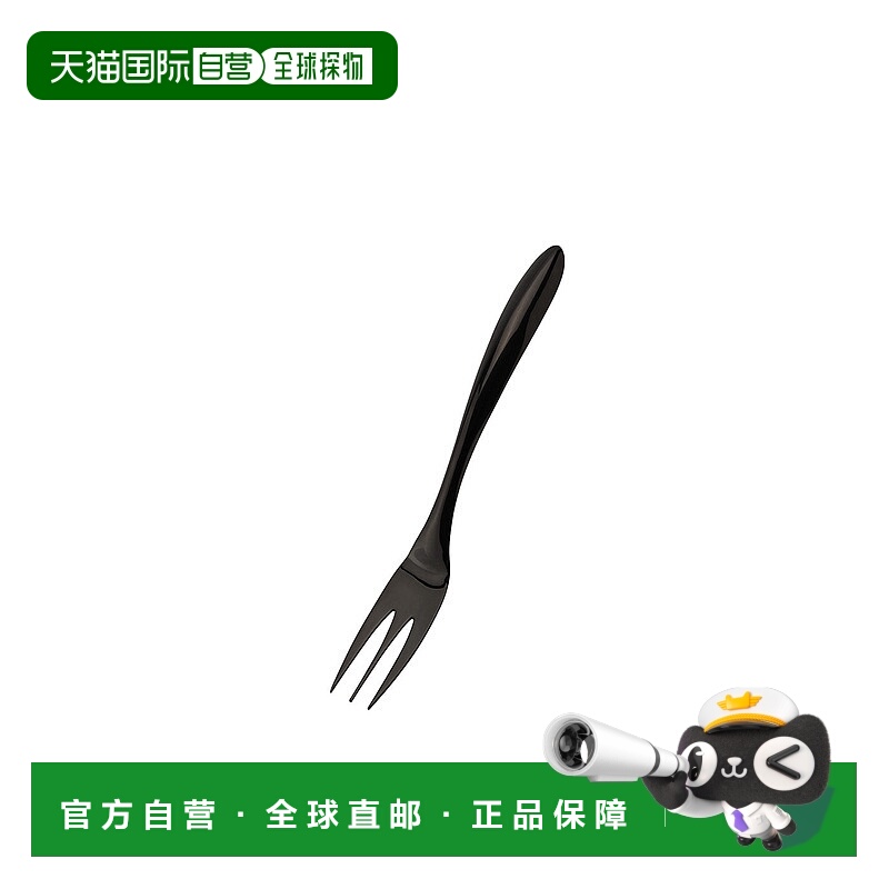 自营 Cuisipro Black Tempo Noir 镜面成品叉，10 英寸 - 黑色 美