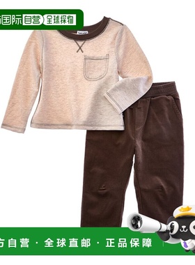 自营Splendid 2pc Cliff Top & Pant Set - brown 美国奥莱直发