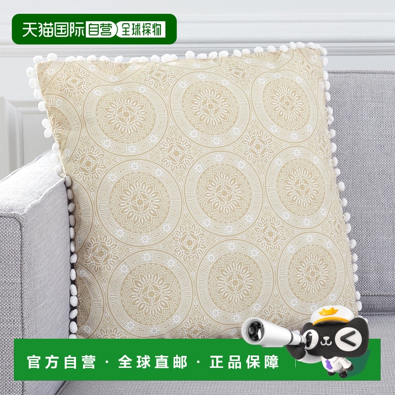 自营 Safavieh Valencia 枕头 - 米色 美国奥莱直发