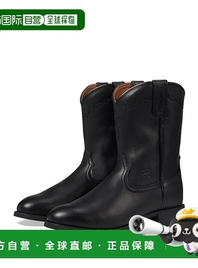 1h可退 香港直邮潮奢 ariat 男士 Roper 经典靴子 black黑色 舒适