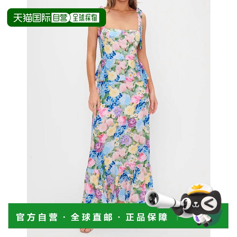 自营 show me your mumu帕克斯顿迷笛连衣裙花店-花店 美国奥莱直