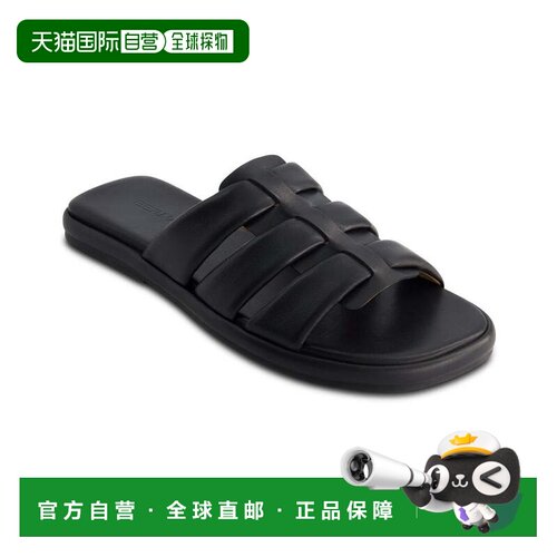 自营Bernardo Tamer Leather Sandal - Black凉鞋 美国奥莱直发