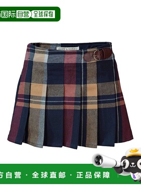 自营 hope & henryHope&Henry褶皱裙-蓝色 美国奥莱直发