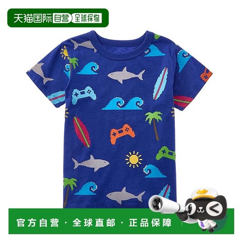 自营Chaser Cyber Surfer T-Shirt - blue 美国奥莱直发