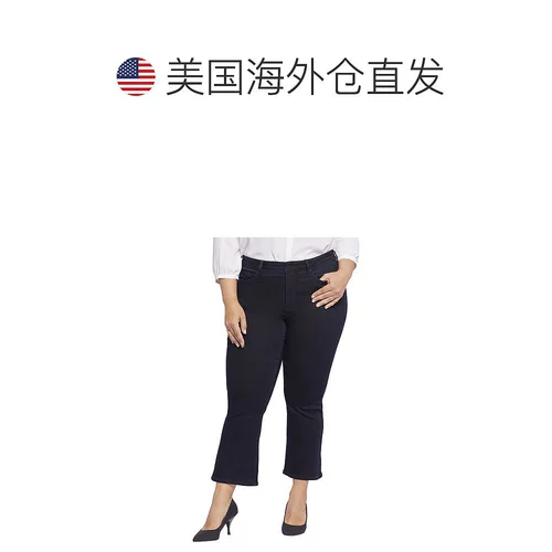 Повседневные узкие джинсы NYDJ Plus Fiona - многофункциональные прямые брюки американского аутлета NYDJ Plus Fiona