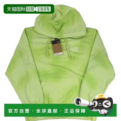 自营The North Face Dye NF0A5J914Y8男式绿色长袖套头连帽衫s NC