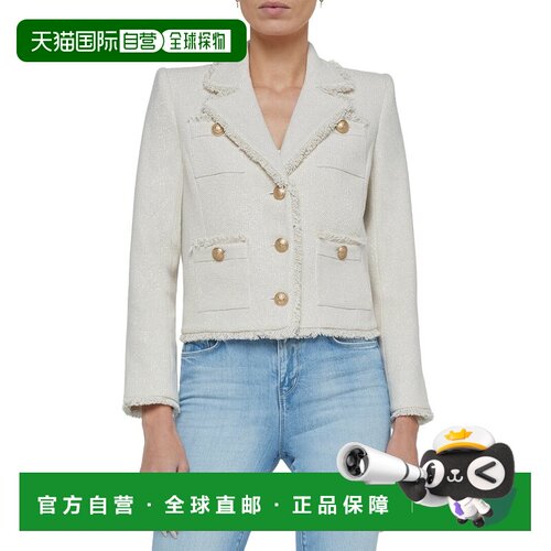 自营l'agenceL’AGENCE Sylvia Collard Jacket - white 美国奥莱