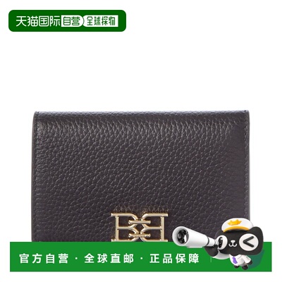 自营Bally Leather Card Case - black 美国奥莱直发卡包