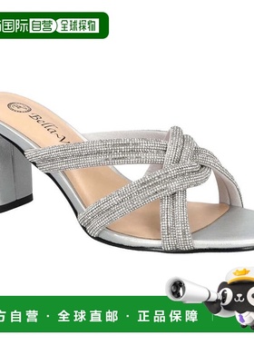 自营Women's Bella Vita Carmen 3597-040 Sandals Silver Rhines