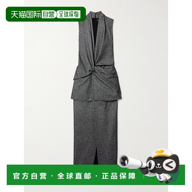 1h可退 香港直邮潮奢 BRANDON MAXWELL 女士 Margo 褶皱层叠感羊