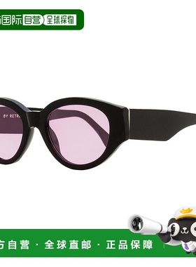 自营 Retrosuperfuture 女士猫眼太阳镜 Drew Mama OD2 黑色 53