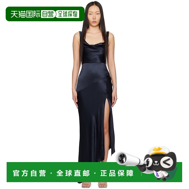 1h可退 香港直邮潮奢 bec&bridge 女士 海军蓝 Moon Dance 连衣裙