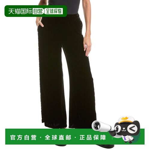 美国直邮自营johnny wasJohnny是丝绒混纺长裤-黑色 美国奥莱直