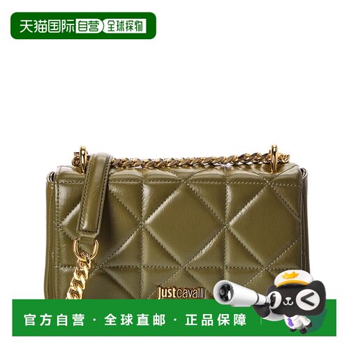 自营just cavalliJour Cavalli单肩包-绿色 美国奥莱直发