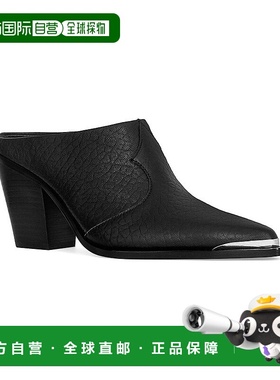 自营Rebecca Minkoff Colt Leather Mule - black 美国奥莱直发