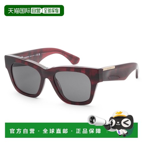 自营 Burberry Women's 52mm Red Checker Sunglasses - red chec
