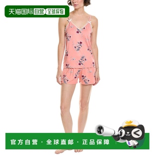 红色 自营Nanette 和短裤 2件套睡衣衬衫 美国奥莱直发 Lepore