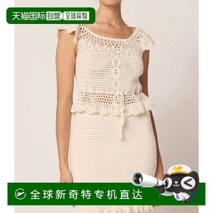 cleobella象牙色Sia钩针上衣 自营 美国奥莱直发