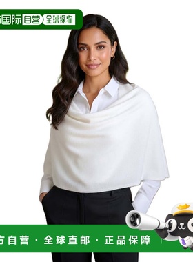 自营in2Cashmere Classic Topper - whisper white 美国奥莱直发