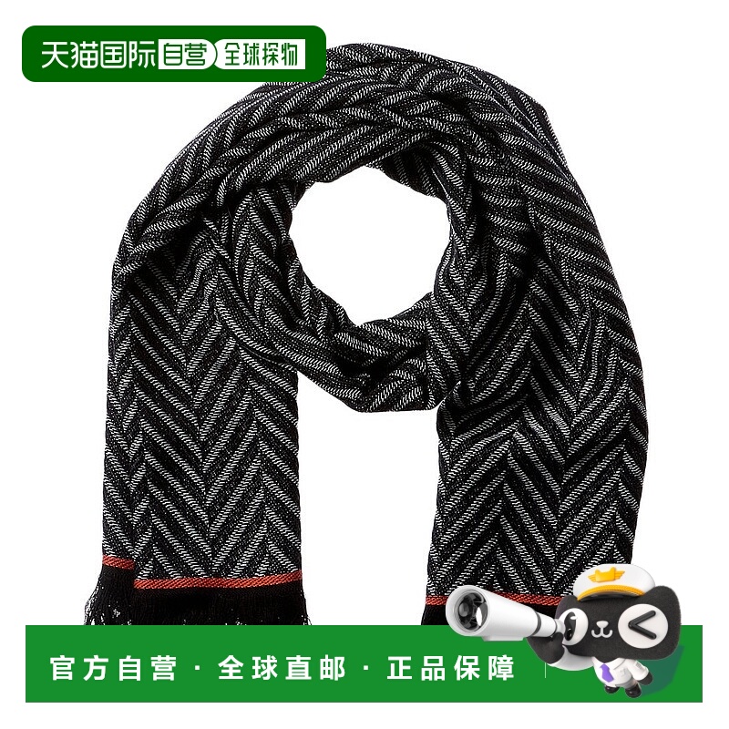 自营Missoni Wool-Blend Scarf - black 美国奥莱直发