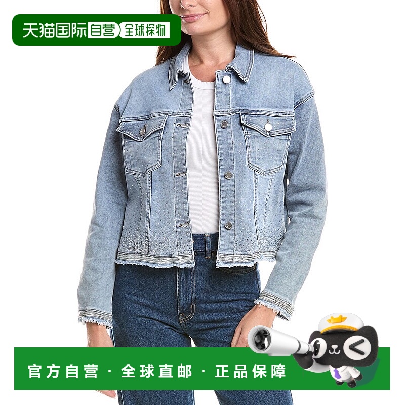 自营Joseph Ribkoff牛仔夹克-蓝色 美国奥莱直发