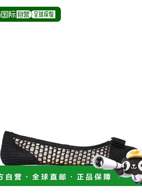 自营salvatore ferragamo菲拉格慕Varina蝴蝶结装饰球鞋-黑色 美