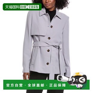 自营Theory Short Trench Coat - silver 美国奥莱直发风衣