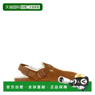 美国奥莱 自营birkenstock羊毛 棕色 凉鞋 直发 东京