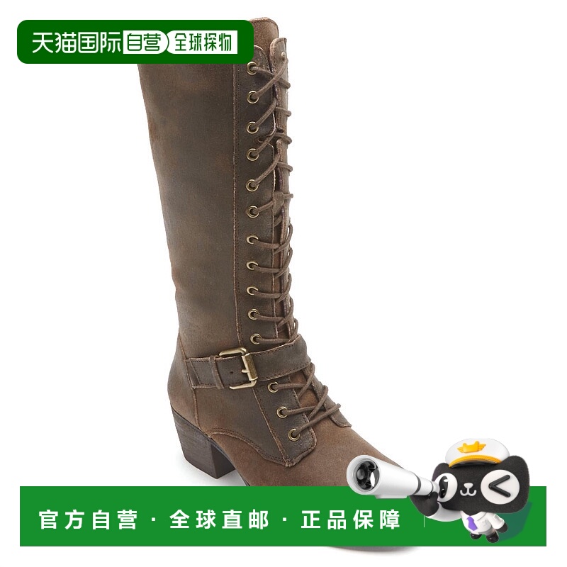 自营rockport女士 Anisa 高筒系带靴（棕褐色） - 棕褐色 【美国