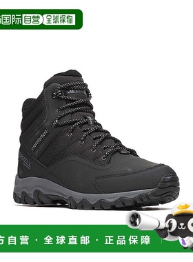 自营 Merrell Thermo Akita Mid J036441男式黑色防水冬靴GBNC124