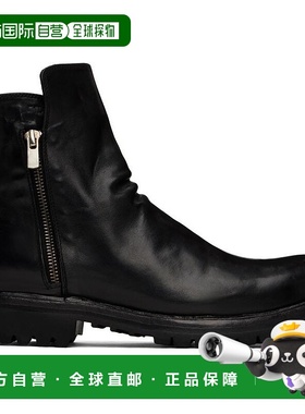 1h可退 【美国直邮】Officine Creative 黑色 Iconic 004 时装靴