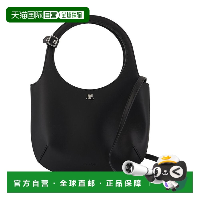 自营Holy Purse - Courreges - Leather - Black - black 美国奥