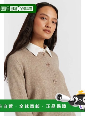 自营chinti & parkerWarm-Oatmeal Wool-Cashmere Crew Neck Card