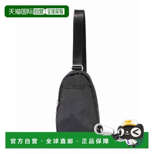 自营baggallini Double Zip Mini Sling Bag - black 美国奥莱直