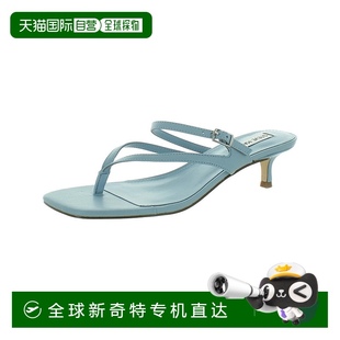 墊高跟鞋 自營 steve madden女士漆皮緩震鞋 美國奧萊 藍色皮革