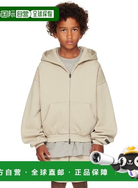 1h可退 香港直邮潮奢 essentials fear of god 女童 灰褐色 Fleec