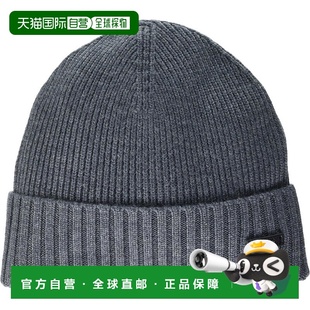 自营 Hugo Boss Men's Fati Ribbed Beanie, Grey - grey 美国奥