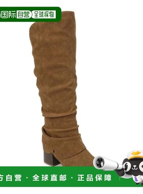 自营LifeStride Delilah Boots Women's Brown Pointed Toe Knee-