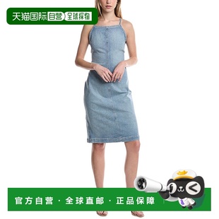 蓝色 自营 直筒连衣裙 Esme 美国奥莱直发背带裙 DL1961