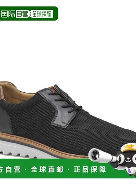 自营Johnston & Murphy Men's Ralston Plain Toe Knit Lace-Up O