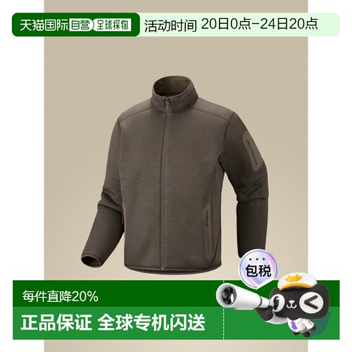 美国直邮Arc'teryx Covert Cardigan 男士防磨抓绒中层开衫