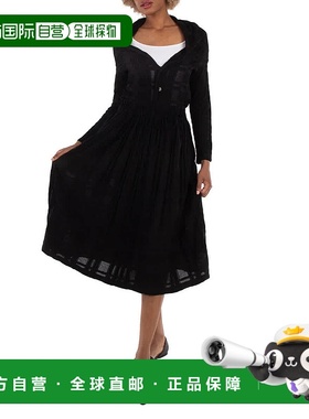 自营yohji yamamoto山本耀司Intarsia格子JQ Gather裙子，品牌尺2