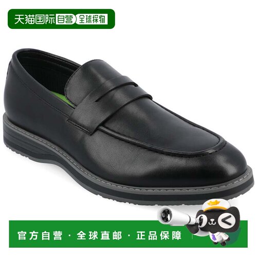 自营vance co.Vance Kahlil Penny Loafer-黑色 美国奥莱直发男鞋