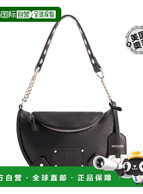 True Religion 链柄流浪包 - 黑色 【美国奥莱】直发斜挎包单肩包